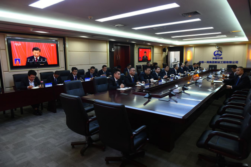 中鐵一局新運公司黨員干部員工熱議黨的二十大報告