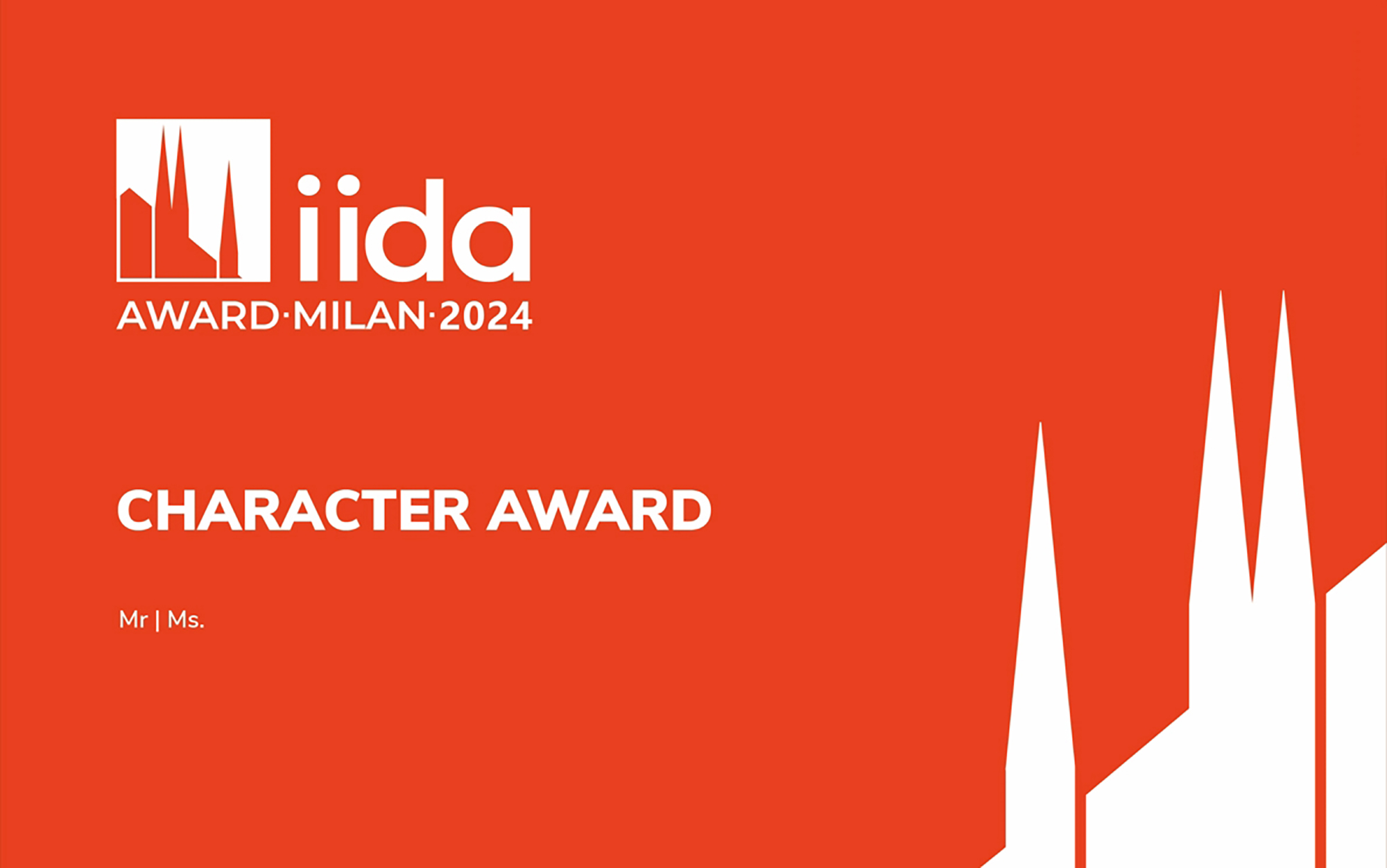 閃耀國際：國內(nèi)獲意大利IIDA設(shè)計獎 TOP100人物