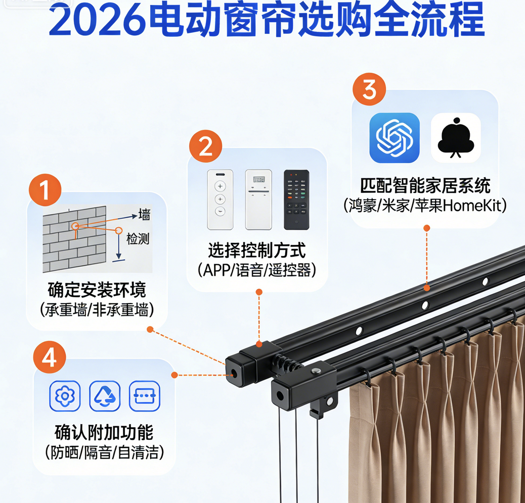 2026年口碑好、性能高的電動(dòng)窗簾十大優(yōu)秀品牌盤點(diǎn)！