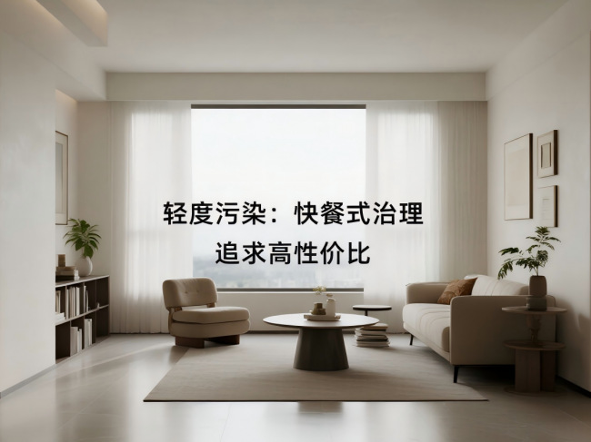 除甲醛產(chǎn)品怎么選？三檔方案精準(zhǔn)匹配不同污染場景