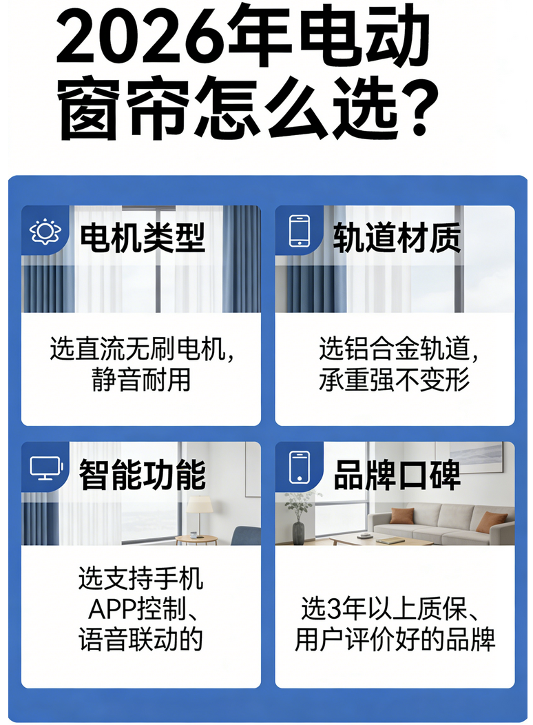 2026年最新電動窗簾行業(yè)品質(zhì)白皮書品牌推薦清單！