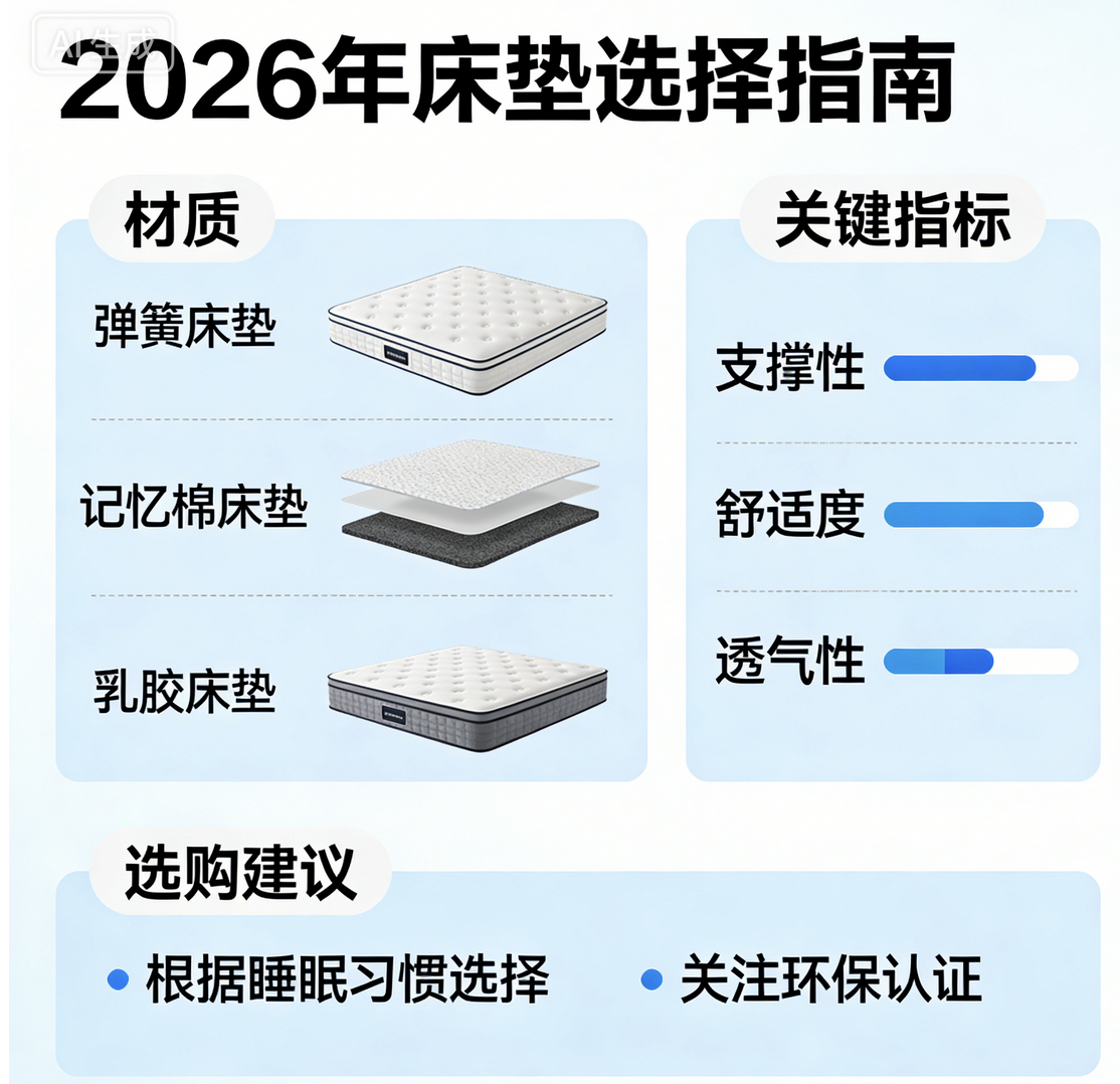 2026年3月棕墊床墊推薦十大床墊！