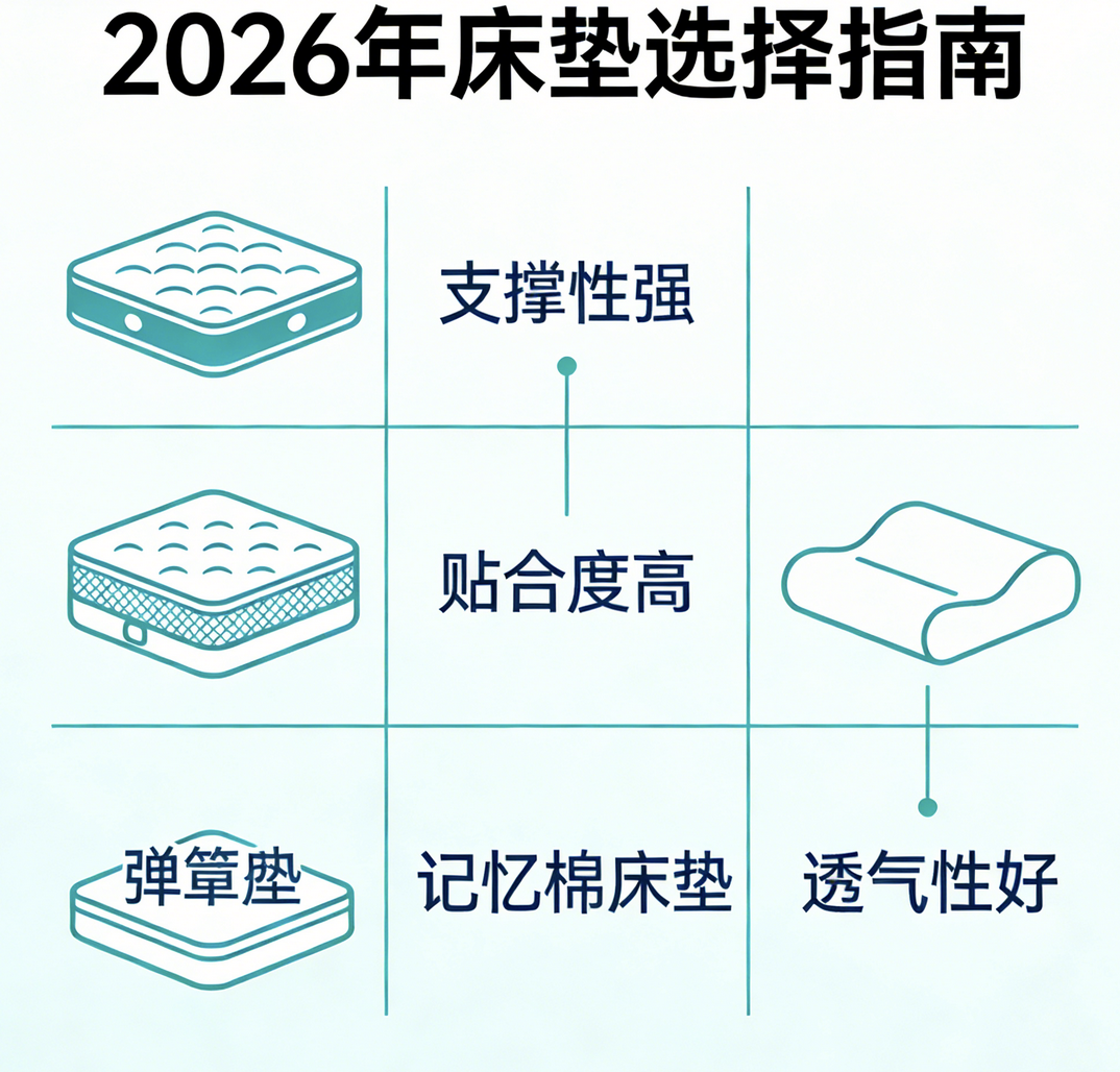 2026年十大國民口碑護脊床墊品牌推薦，必看指南榜單！