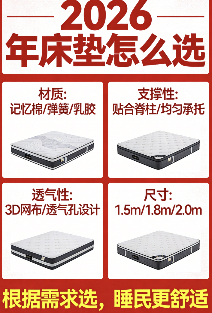 2026年度千元床墊口碑品牌推薦TOP10：國(guó)民信賴的名牌清單！